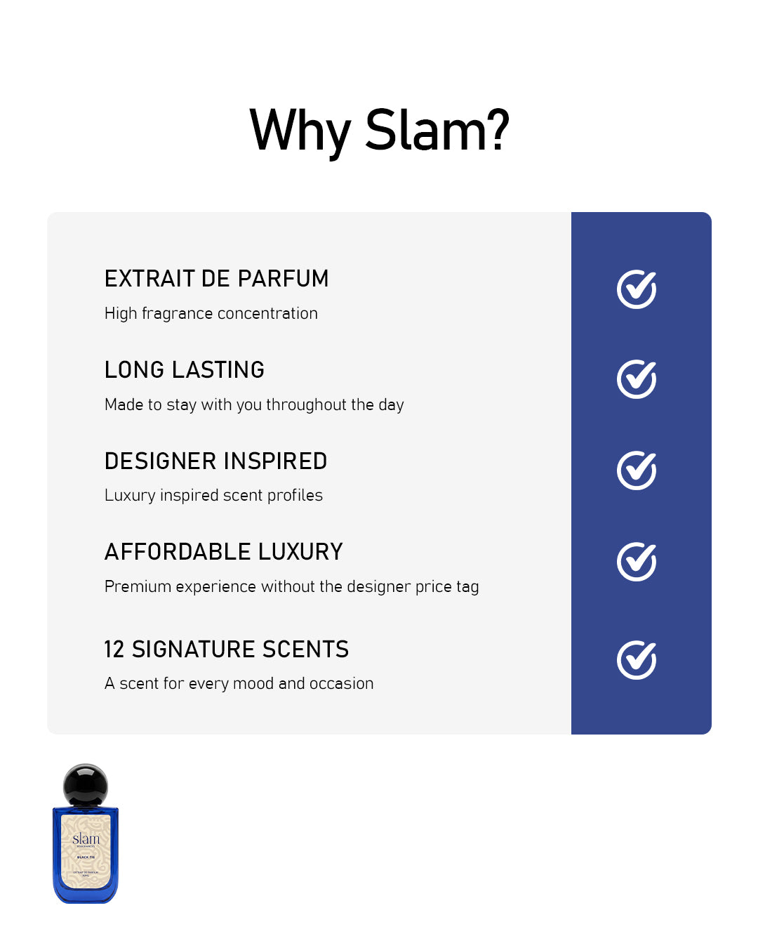 SLAM Pakistan USA-made extrait perfume — designer-inspired fragrance in PKR