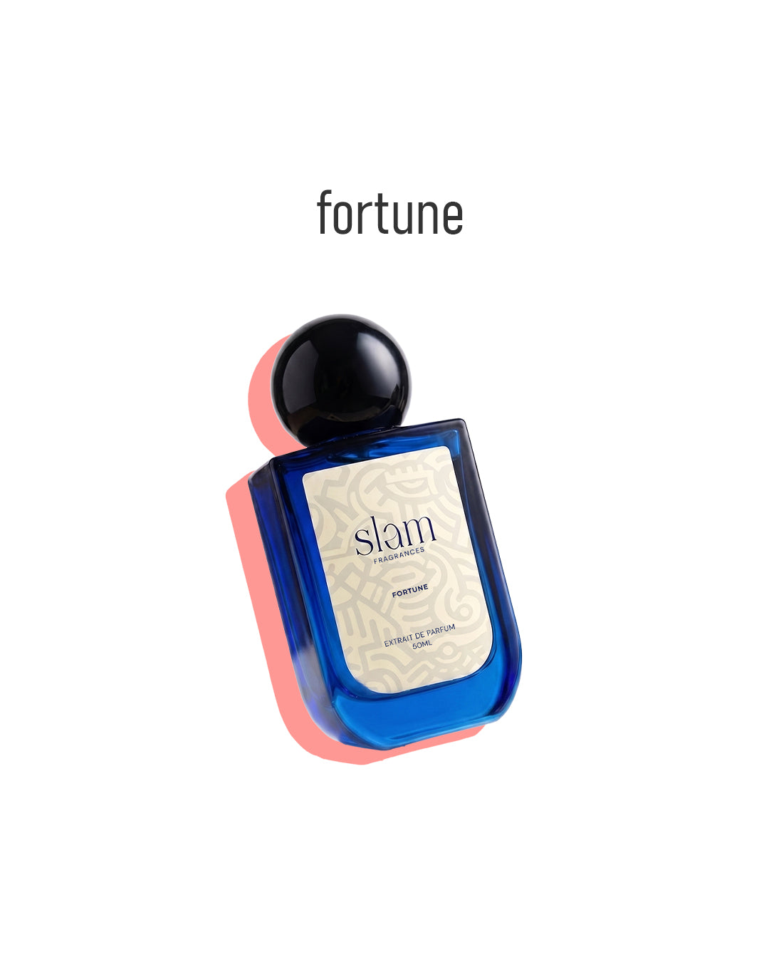 Fortune perfume bottle by SLAM Pakistan — unisex extrait inspired by Rebel by Afnan, 50 ml
