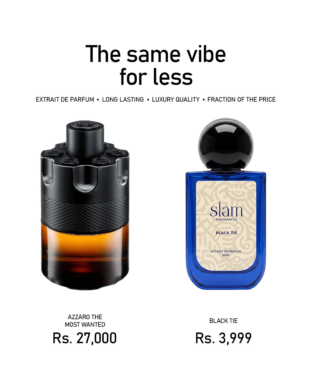 Black Tie by SLAM Pakistan — Azzaro The Most Wanted impression in Pakistan, extrait de parfum