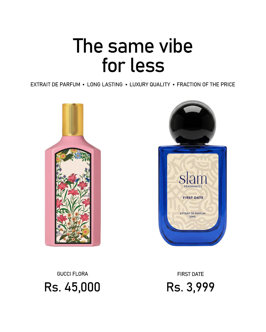 First Date by SLAM Pakistan — Gucci Flora impression in Pakistan, extrait de parfum