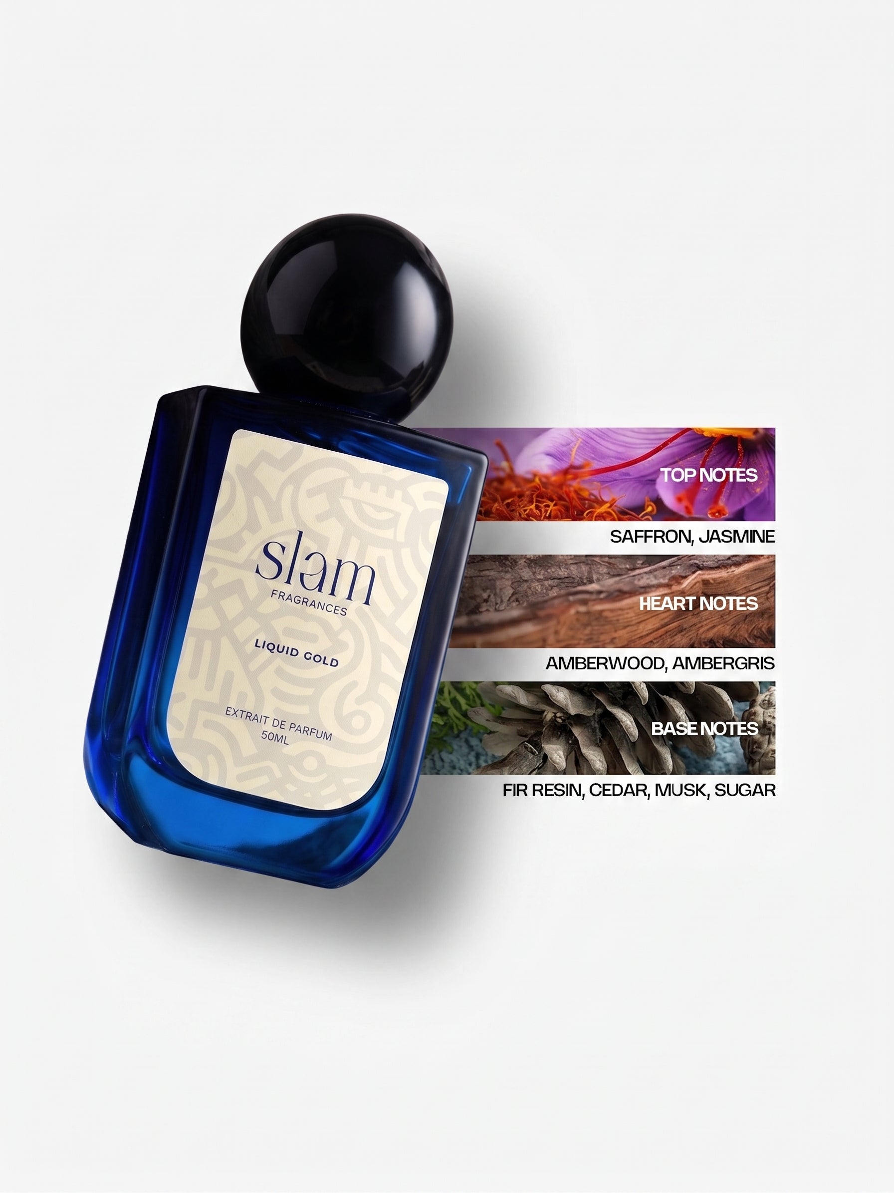 Liquid Gold long-lasting perfume in Pakistan | SLAM Pakistan inspired by Baccarat Rouge 540, photo 3